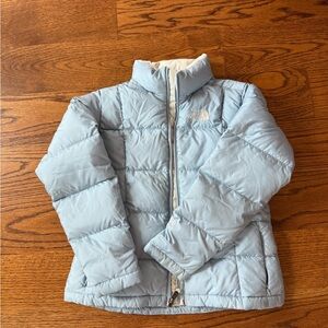 The North Face Kids Sky Blue Puffer Coat